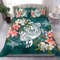Tahiti Polynesian Bedding Set - Turtle with Plumeria - Polynesian Pride