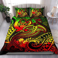 Pohnpei Bedding Set - Reggae Shark Polynesian Tattoo - Polynesian Pride
