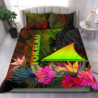 Tokelau Polynesian Bedding Set - Hibiscus and Banana Leaves - Polynesian Pride