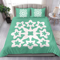 Hawaiian Bedding Set Royal Pattern - Seafoarm - A1 Style - Polynesian Pride
