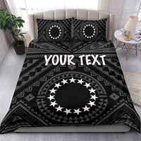 Cook Island Personalised Bedding Set - Seal With Polynesian Tattoo Style ( Black) - Polynesian Pride