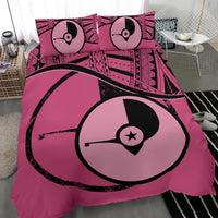 Polynesian Duvet Cover Set - Yap Bedding Set Pink - Polynesian Pride