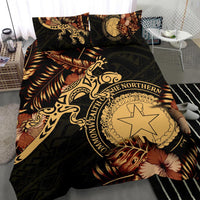 Polynesian Duvet Cover Set - Northern Mariana Islands Duvet Cover Set Lizrad Lucky - Polynesian Pride