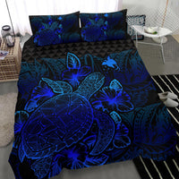 Polynesian Bedding Set - Papua New Guinea Duvet Cover Set Blue Color - Polynesian Pride