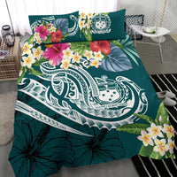 Samoa Polynesian Bedding Set - Summer Plumeria - Polynesian Pride