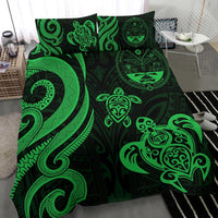 Marshall Islands Bedding Set - Tentacle Turtle Green - Polynesian Pride