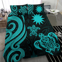 Nauru Bedding Set - Turquoise Tentacle Turtle - Polynesian Pride