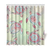 Turtle Color Shower Curtain - Polynesian Pride