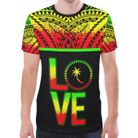 Chuuk States New All Over Print T Shirt Chuuk Love & F S M Seal Reggae Version - Polynesian Pride