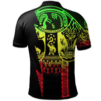 Custom Polynesian Tonga Polo Shirt Maui Moana Tattoo with Seal Tonga - Polynesian Pride