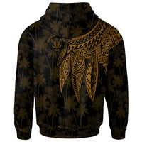 Niue Hoodie Polynesian Wings (Golden) - Polynesian Pride
