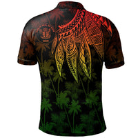 Niue Custom Polo Polynesian Wings (Reggae) - Polynesian Pride