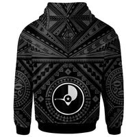 Yap Hoodie Yap Seal With Polynesian Tattoo Style - Polynesian Pride