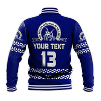 (Custom Text and Number) Tonga Tupou College Toloa Baseball Jacket 156 Years Anniversary Tongan Ngatu LT13 - Polynesian Pride