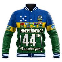 Solomon Islands National Day Baseball Jacket Independence Day Tapa Pattern LT13 - Polynesian Pride