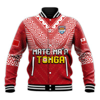 Tonga Rugby MMT Baseball Jacket Ngatu Mate Maa Tonga Special LT13 - Polynesian Pride