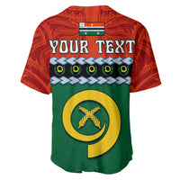(Custom Personalised) Penama Province Baseball Jersey Vanuatu Pig Tusk Polynesian Flag Style LT14 - Polynesian Pride