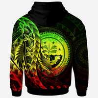 Federated States of Micronesia Hoodie Polynesian Pattern Style Raggae Color - Polynesian Pride