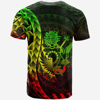 Cook Islands T Shirt Custom Polynesian Pattern Style Reggae Color - Polynesian Pride