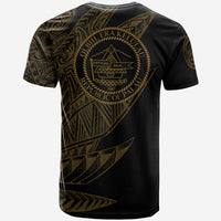 Palau T Shirt Legends Are Born In Gold Color - Polynesian Pride
