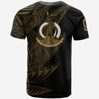 Vanuatu T Shirt Legends Are Born In Gold Color - Polynesian Pride