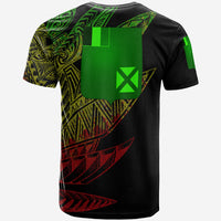 Wallis & Futuna T Shirt Legends Are Born In Reggae Color - Polynesian Pride