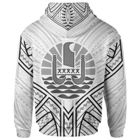 French Polynesia Hoodie French Polynesia Seal Tribal Patterns - Polynesian Pride