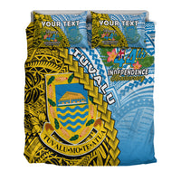 (Custom Personalised) Tuvalu 1978 Bedding Set Happy 44th Independence Anniversary Polynesian Pattern LT14 - Polynesian Pride
