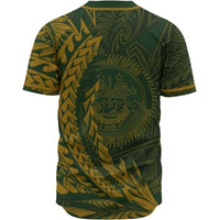 Federated States of Micronesia Baseball Shirt - Green Wings Style - Polynesian Pride