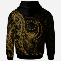 Pohnpei Hoodie Polynesian Pattern Style Gold Color - Polynesian Pride