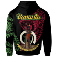 Vanuatu Zip Hoodie Vanuatu Seal of Vanuatu Special Style - Polynesian Pride
