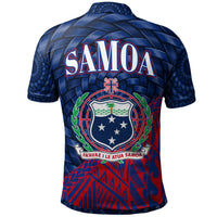 Samoa Polo Shirt Solosolo Polynesian Patterns With Bamboo - Polynesian Pride