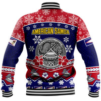American Samoa Tribal Polynesian Christmas Vibe Baseball Jacket LT9 - Polynesian Pride