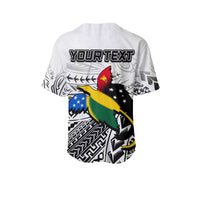 (Custom Personalised) Papua New Guinea And Solomon Islands Baseball Jersey LT6 - Polynesian Pride