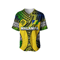 (Custom Personalised) Polynesian Malampa Of Vanuatu Baseball Jersey LT6 - Polynesian Pride