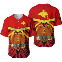 (Custom Personalised) Papua New Guinea Baseball Jersey the One and Only LT13 - Polynesian Pride