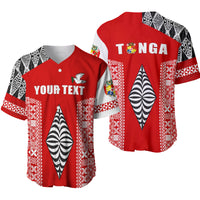 (Custom Personalised) Tonga Rugby Baseball Jersey - Mate Ma'a Tonga LT13 - Polynesian Pride