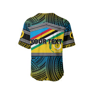 (Custom Personalised) Torba Province Baseball Jersey Of Vanuatu Polynesian Patterns LT6 - Polynesian Pride