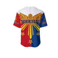(Custom Personalised)Philippines Baseball Shirt Eagle LT6 - Polynesian Pride