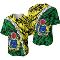Cook Islands Baseball Jersey Polynesian Pattern LT13 - Polynesian Pride