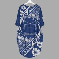 Tokelau Batwing Pocket Dress - Tribal Tattoo Sleeve - Polynesian Pride