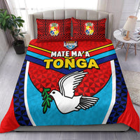 Tonga Mate Ma'a Rugby Bedding Set Jersey LT6 Red - Polynesian Pride