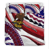 American Samoa Bedding Set Artsy Style LT9 - Polynesian Pride