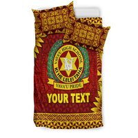 (Custom Personalised) Tonga Vava'u High School Bedding Set Simplified Version - Maroon LT8 - Polynesian Pride