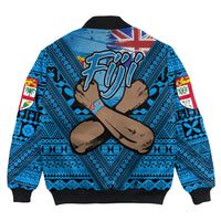 Fiji Bula Flag Bomber Jacket LT10 - Polynesian Pride