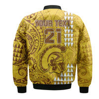 (Custom Personalised) Hawaii Mililani High School Bomber Jacket Tribal Kakau LT9 - Polynesian Pride