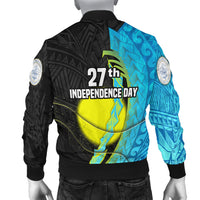 Palau Independence Day Men's Bomber Jacket Special Style LT16 - Polynesian Pride