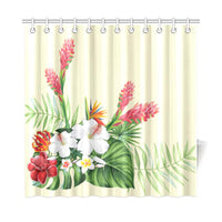 Wonderful Hibiscus Flower Shower Curtain - Polynesian Pride