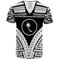 Chuuk T Shirt A Piece of My Heart - Polynesian Pride