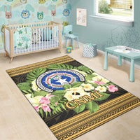 Northern Mariana Islands Area Rug - Polynesian Gold Patterns Collection - Polynesian Pride